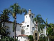 The courthouse in downtown Santa Barbara